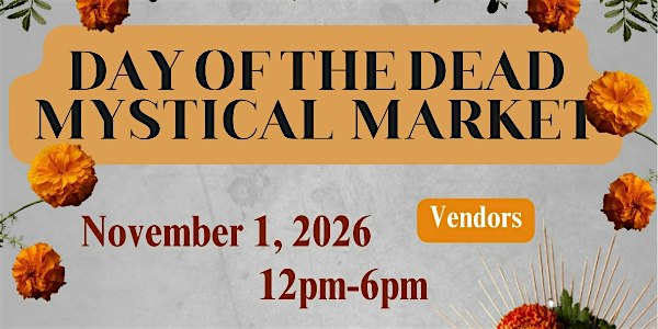 Day of the Dead Mystical Market – FREE Event | Madison Heights, MI, Prismatic Flower Essences event at Crimson Commuter in Madison Heights, MI, Nov 1, 2026