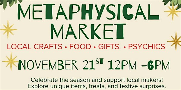 Holiday Metaphysical Market – FREE Event | Madison Heights, MI, Prismatic Flower Essences event at Crimson Commuter in Madison Heights, MI, Nov 21, 2026