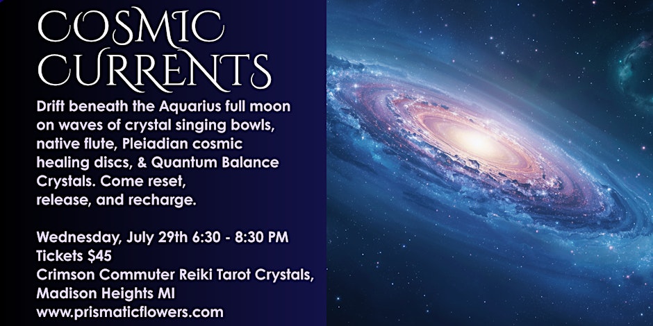 Cosmic Currents: A Full Moon in Aquarius Sound Bath