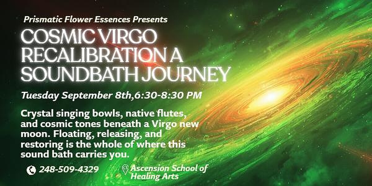 Cosmic Virgo Recalibration: A Sound Bath Journey