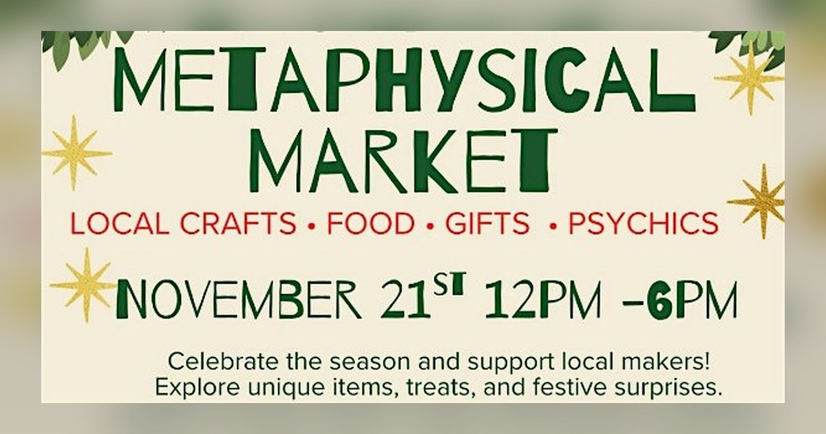 Holiday Metaphysical Market event image