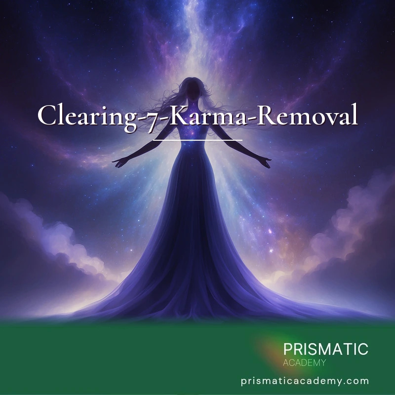 Clearing-7-Karma-Removal distance Reiki attunement, Release of karmic patterns (LightWorker Clearing Series) by Prismatic Flower Essences