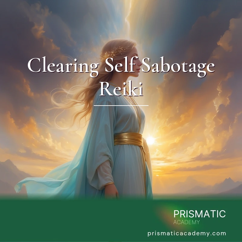 Clearing Self Sabotage Reiki distance Reiki attunement, Releasing self-sabotaging subconscious patterns by Prismatic Flower Essences