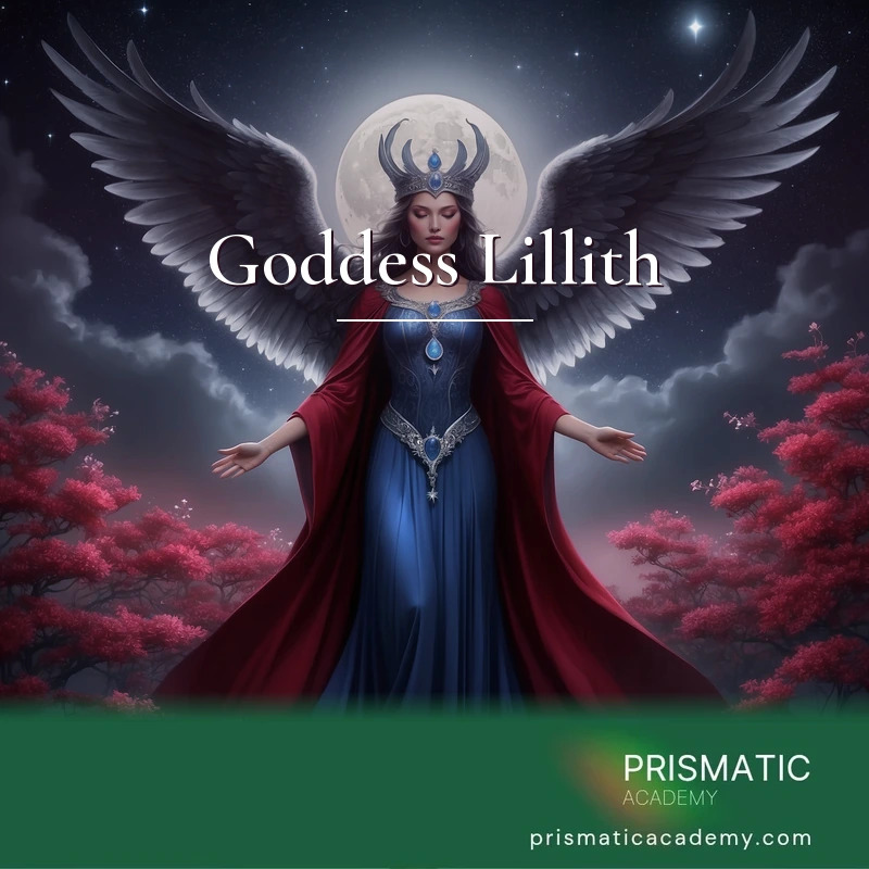 Goddess Lillith distance Reiki attunement, Lilith, the Dark Goddess of transformation, sacred sexuality, and the shadow self by Prismatic Flower Essences