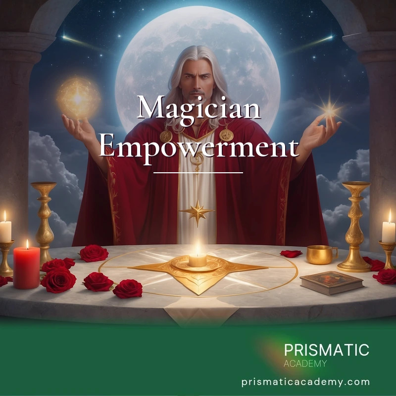Magician Empowerment distance Reiki attunement, The Magician, first card of the Tarot Major Arcana by Prismatic Flower Essences