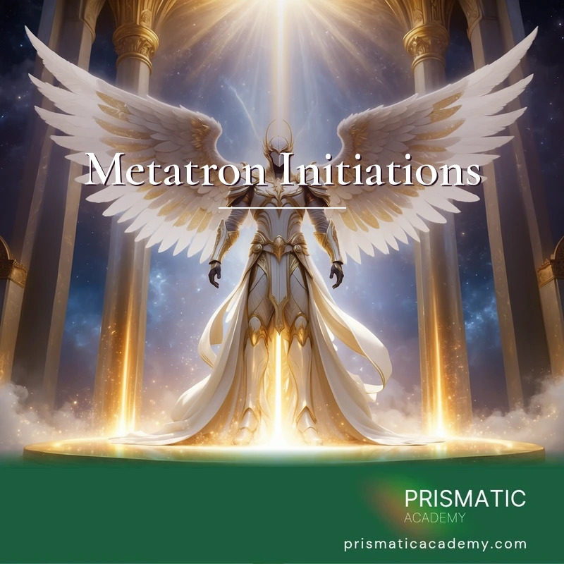 Metatron Initiations distance Reiki attunement, Archangel Metatron, keeper of the light and Archangel of the Platinum Ray, formerly the prophet Enoch by Prismatic Flower Essences