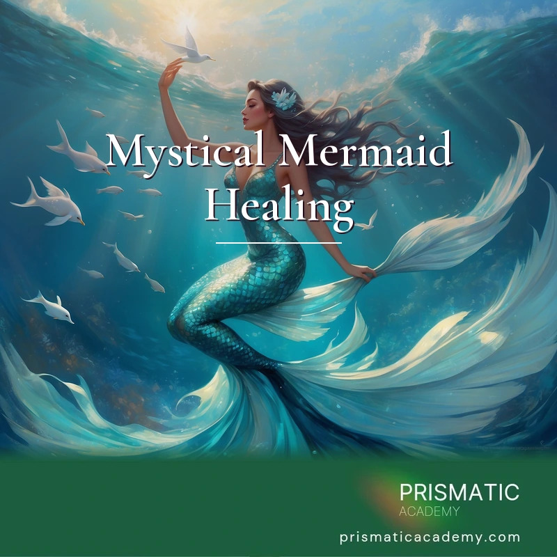 Mystical Mermaid Healing distance Reiki attunement, Mermaid sea goddesses (Amphitrite, Atargatis, Mami Wata, Sedna) by Prismatic Flower Essences