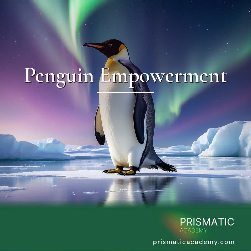 Penguin Empowerment distance Reiki attunement, Penguin spirit animal / power animal (Emperor penguin totem) by Prismatic Flower Essences