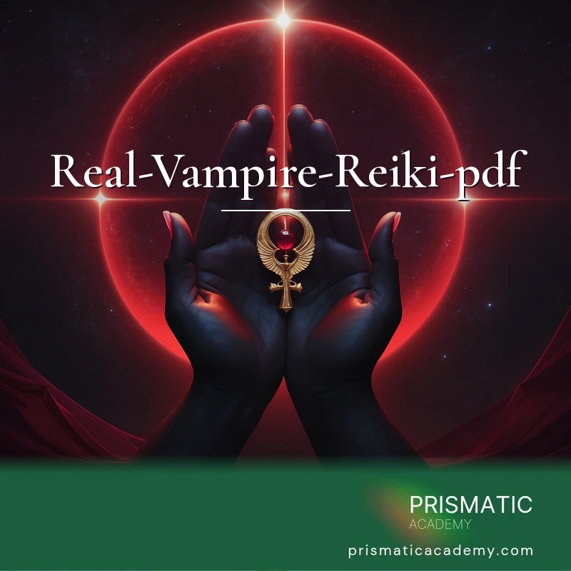 Real Vampire Reiki distance Reiki attunement, The Sacred Ankh symbol and vampiric life-force energy (feeding on blood or energy to sustain well-being), plus psychic p by Prismatic Flower Essences