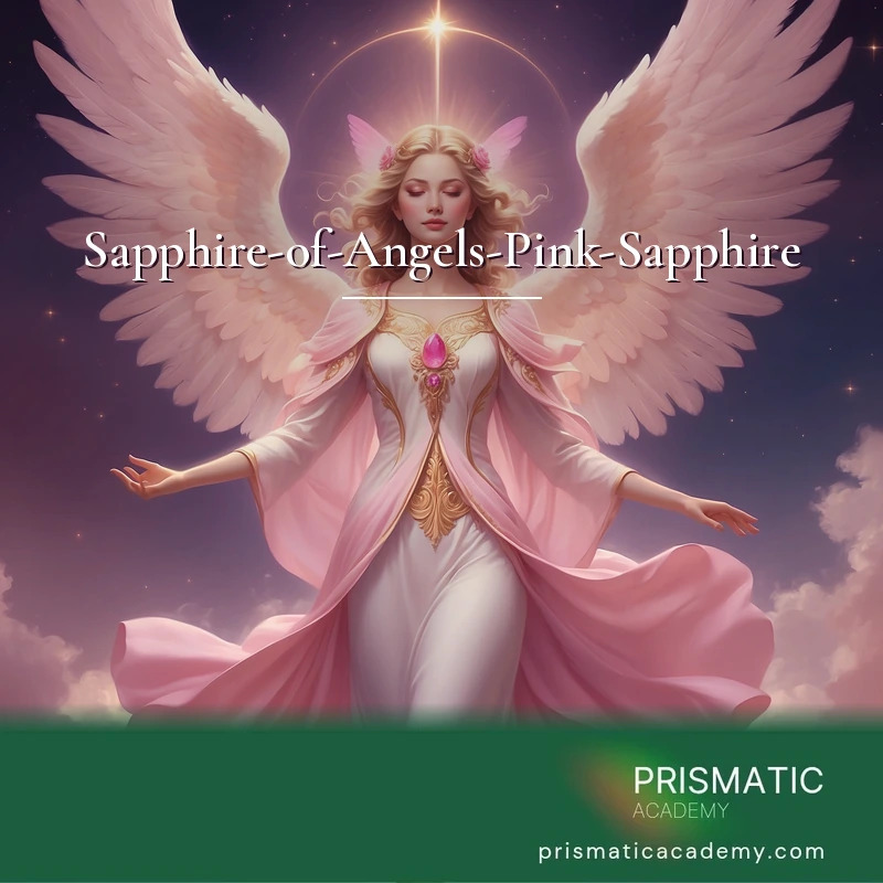 Sapphire-of-Angels-Pink-Sapphire distance Reiki attunement, Pink Sapphire of Archangel Chamuel by Prismatic Flower Essences