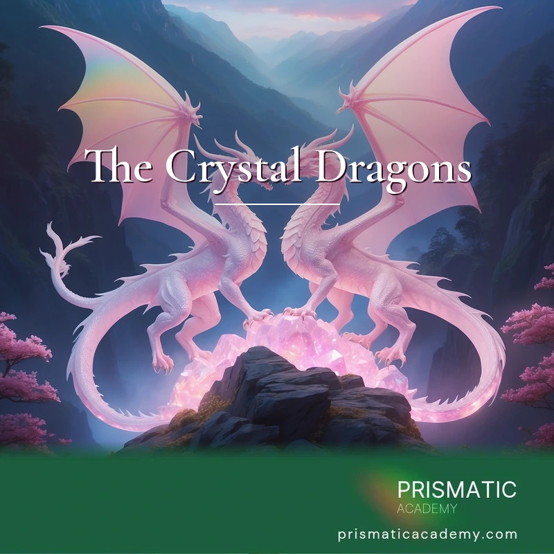 The Crystal Dragons distance Reiki attunement, The Crystal Dragons (Clear Quartz Dragon Albazin and Rose Quartz Dragon Azrabel) by Prismatic Flower Essences