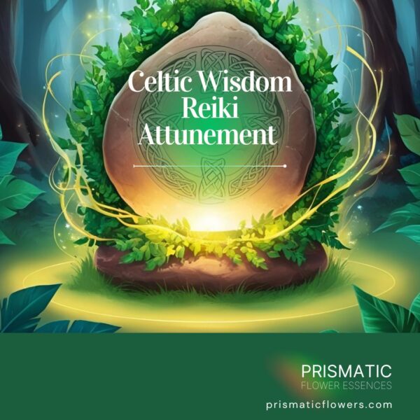 Celtic Wisdom Reiki Attunement certificate with ancient Celtic symbols and druidic healing techniques for nature connection.